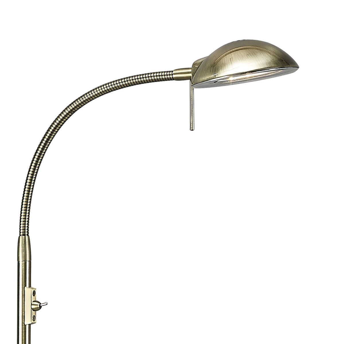 Bamberg Antique Brass Adjustable Floor Lamp