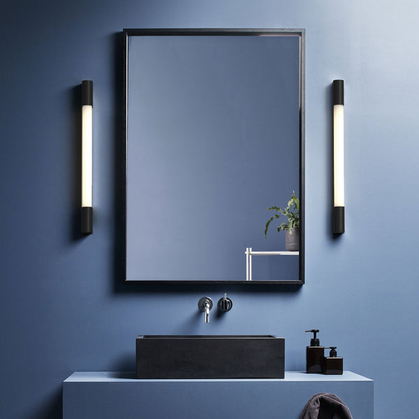 Palermo 600 LED IP44 Bathroom Wall Light in Matt Black
