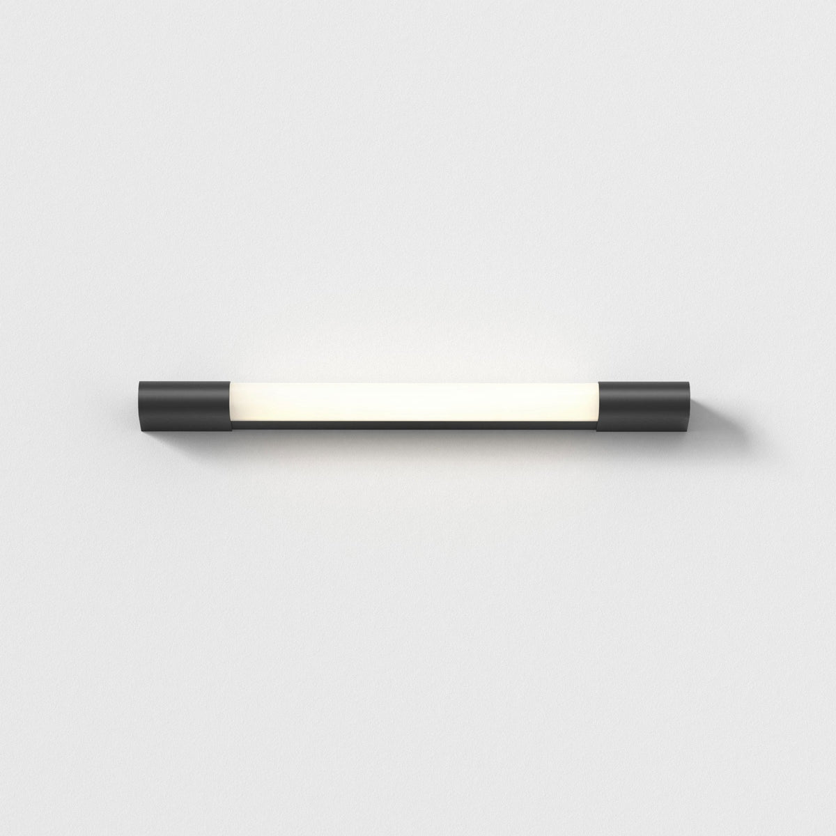 Palermo 600 LED IP44 Bathroom Wall Light in Matt Black