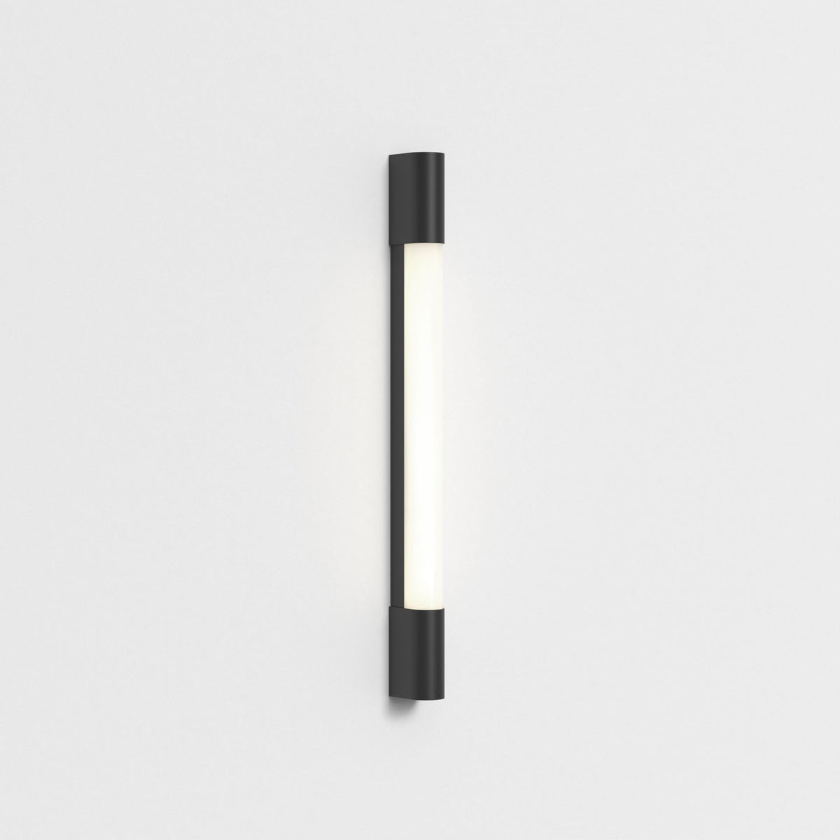 Palermo 600 LED IP44 Bathroom Wall Light in Matt Black