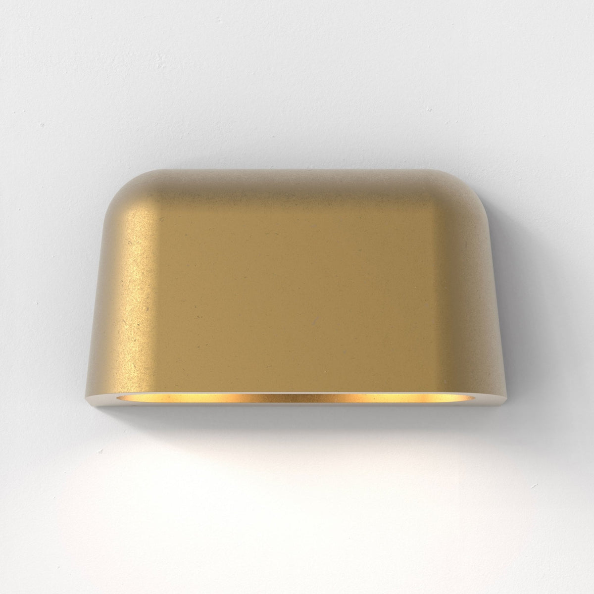 Mast Twin IP44 Wall Light in Antique Brass