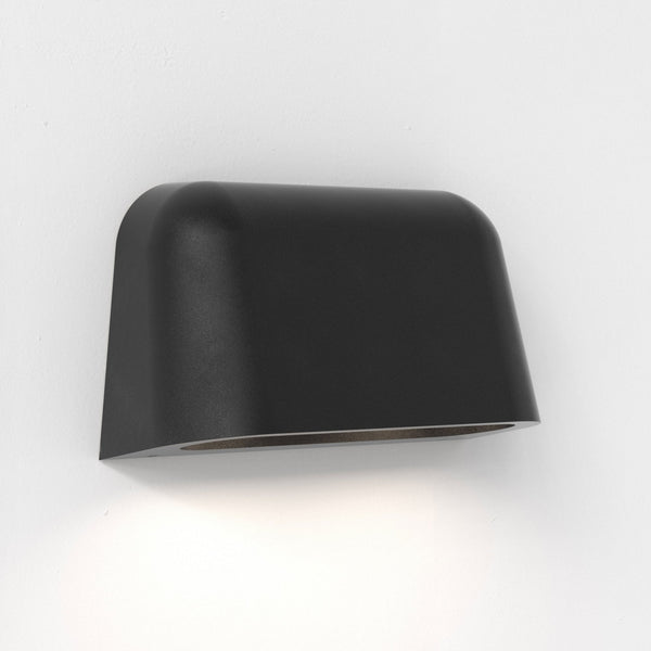 Mast Twin IP44 Wall Light in Textured Black