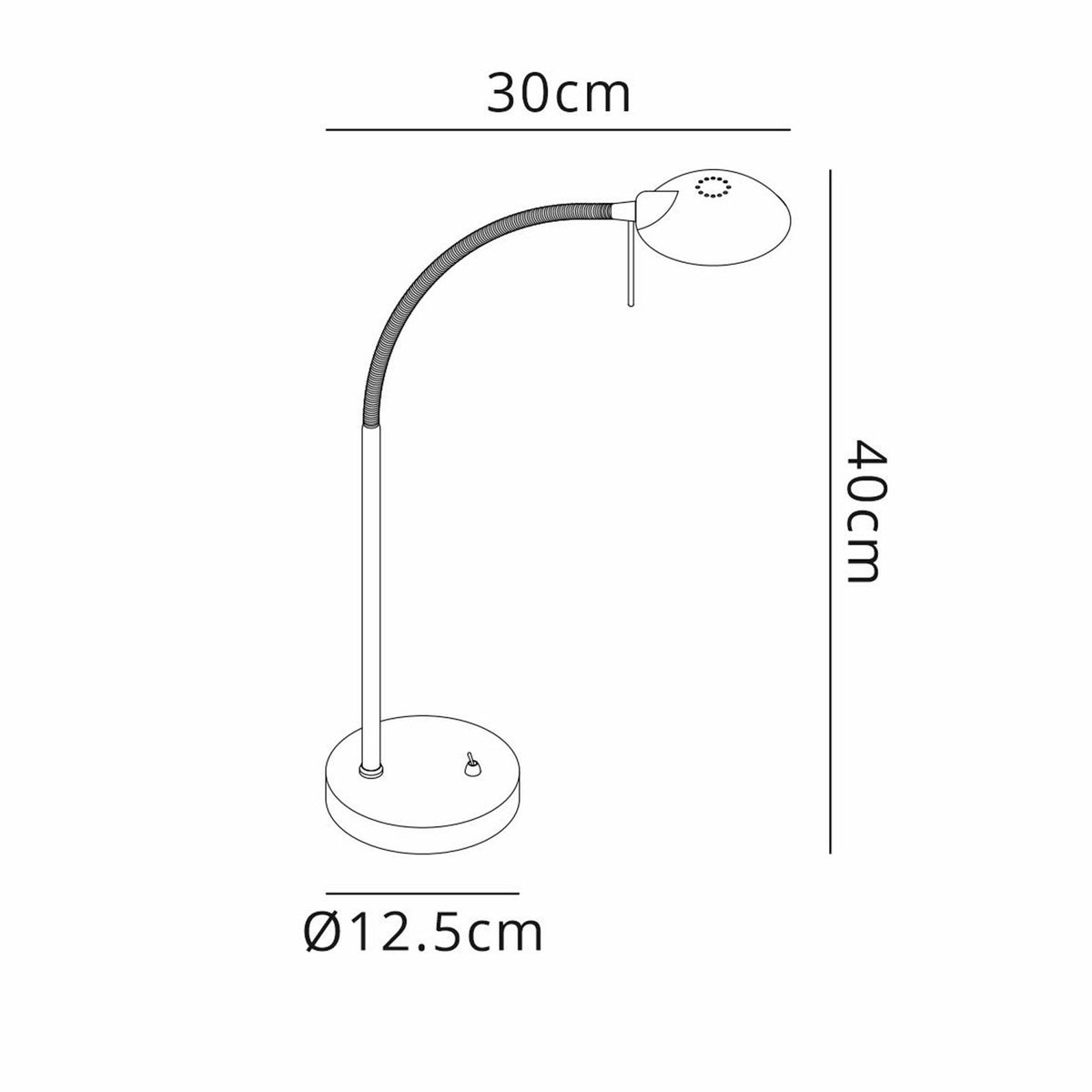 Bamberg Gold Adjustable Table Lamp