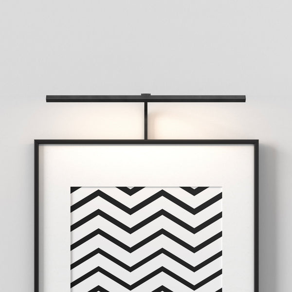 Mondrian 600 LED 12v Matt Black Frame or Wall Mounted Picture Light