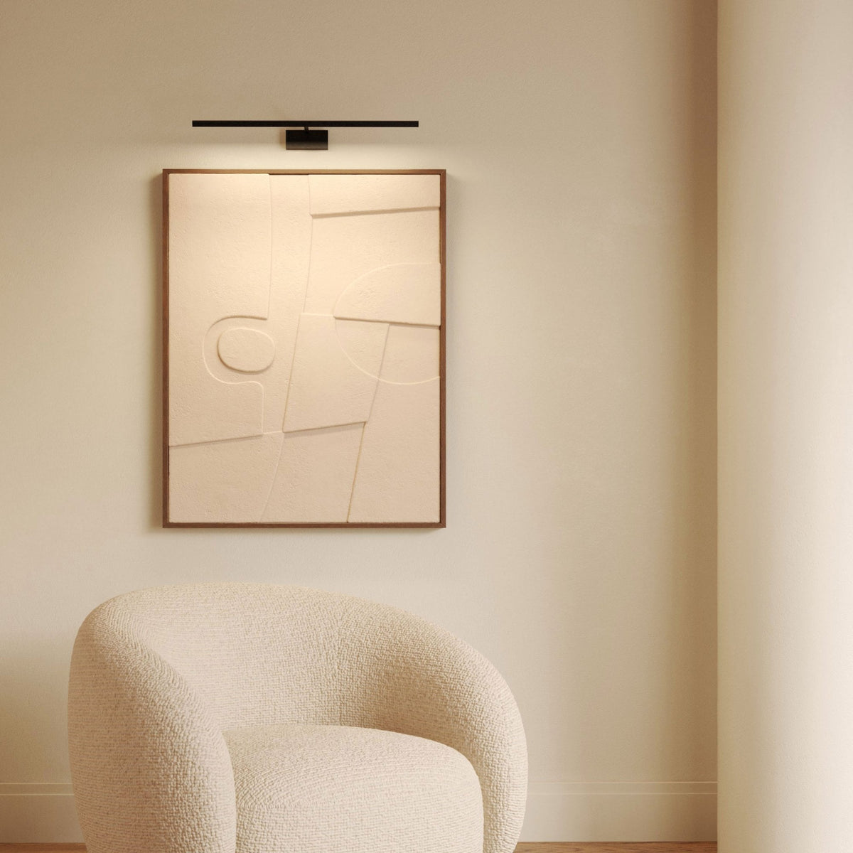 Mondrian 600 LED Picture Light in Matt Black