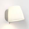 Imari Fixed Wall Light in Matt Nickel with Porcelain Shade