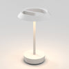 Halo LED Rechargeable Portable Table Lamp in Matt White