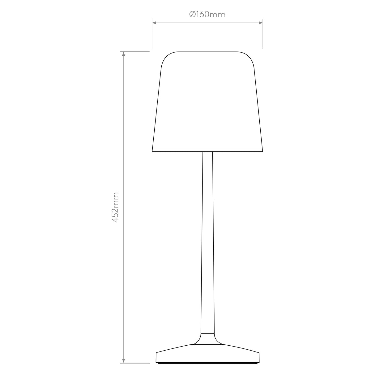Ella Desk Lamp in Matt Black with Porcelain Shade