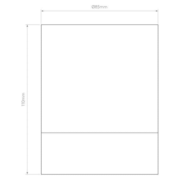 Ottawa IP65 Surface Mounted Downlight in Matt Black