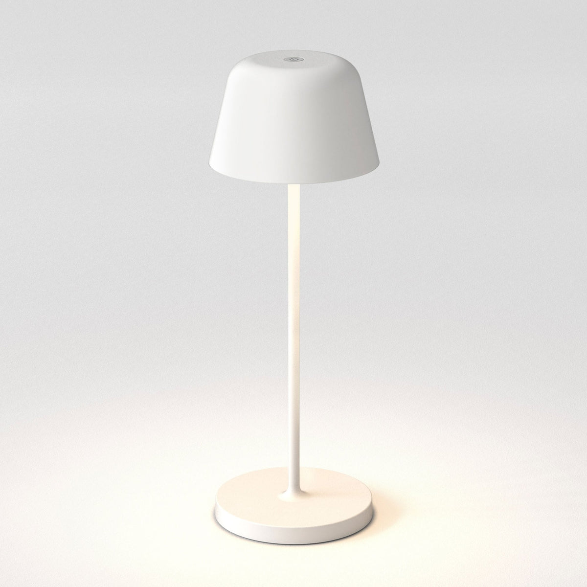 Nomad IP65 LED Rechargeable Portable Table Lamp in Textured White