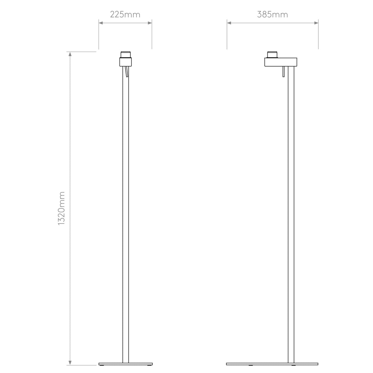 Venn Floor Lamp in Bronze