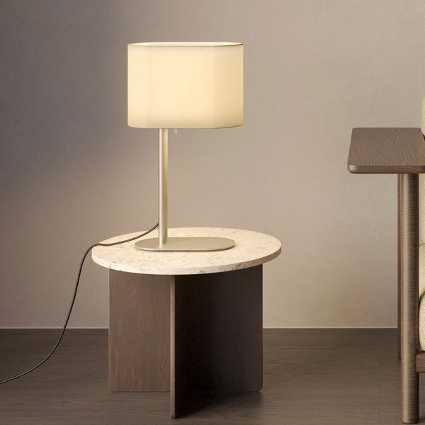 Venn Table Lamp in Matt Nickel