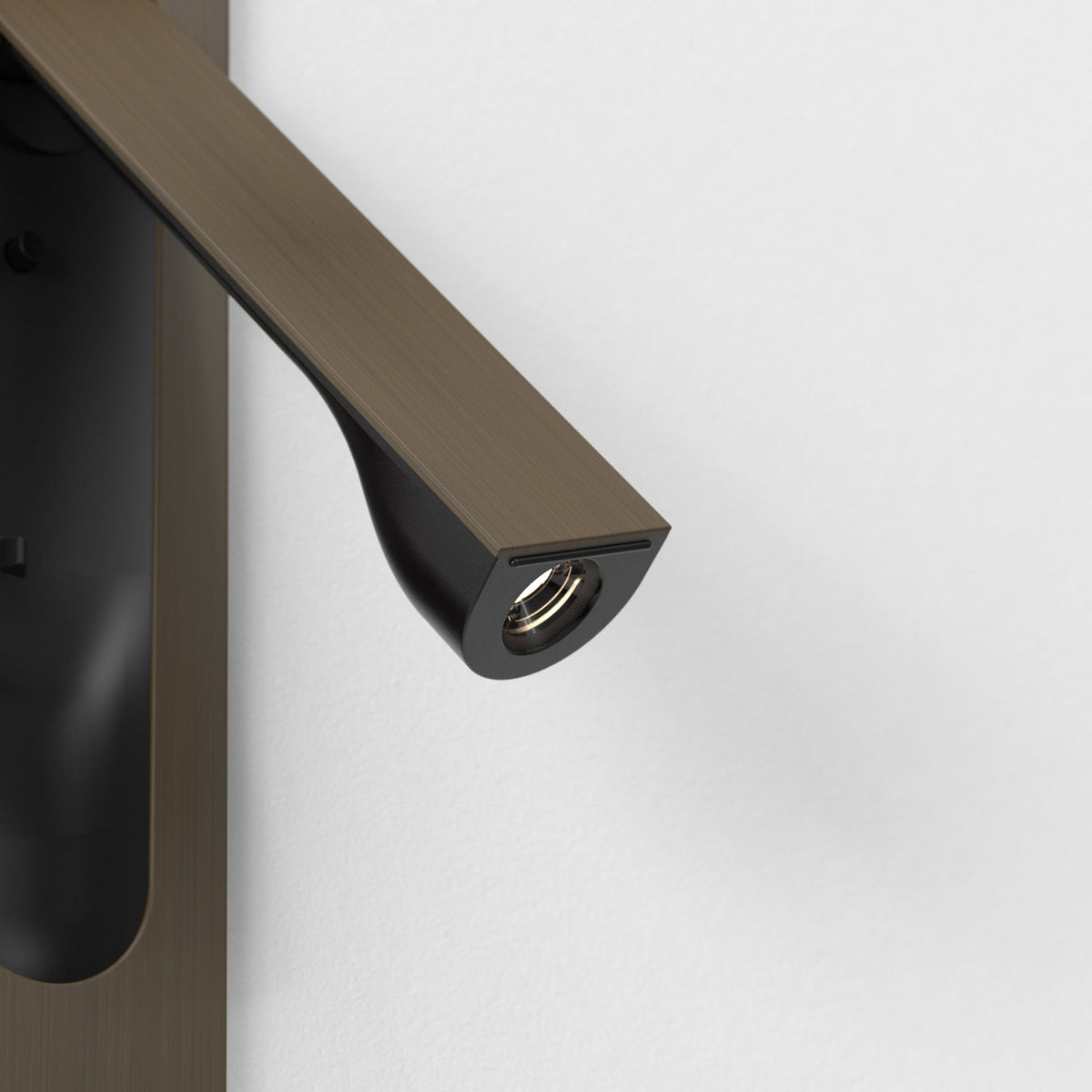 Keta Recessed Switched LED Reading Light in Bronze