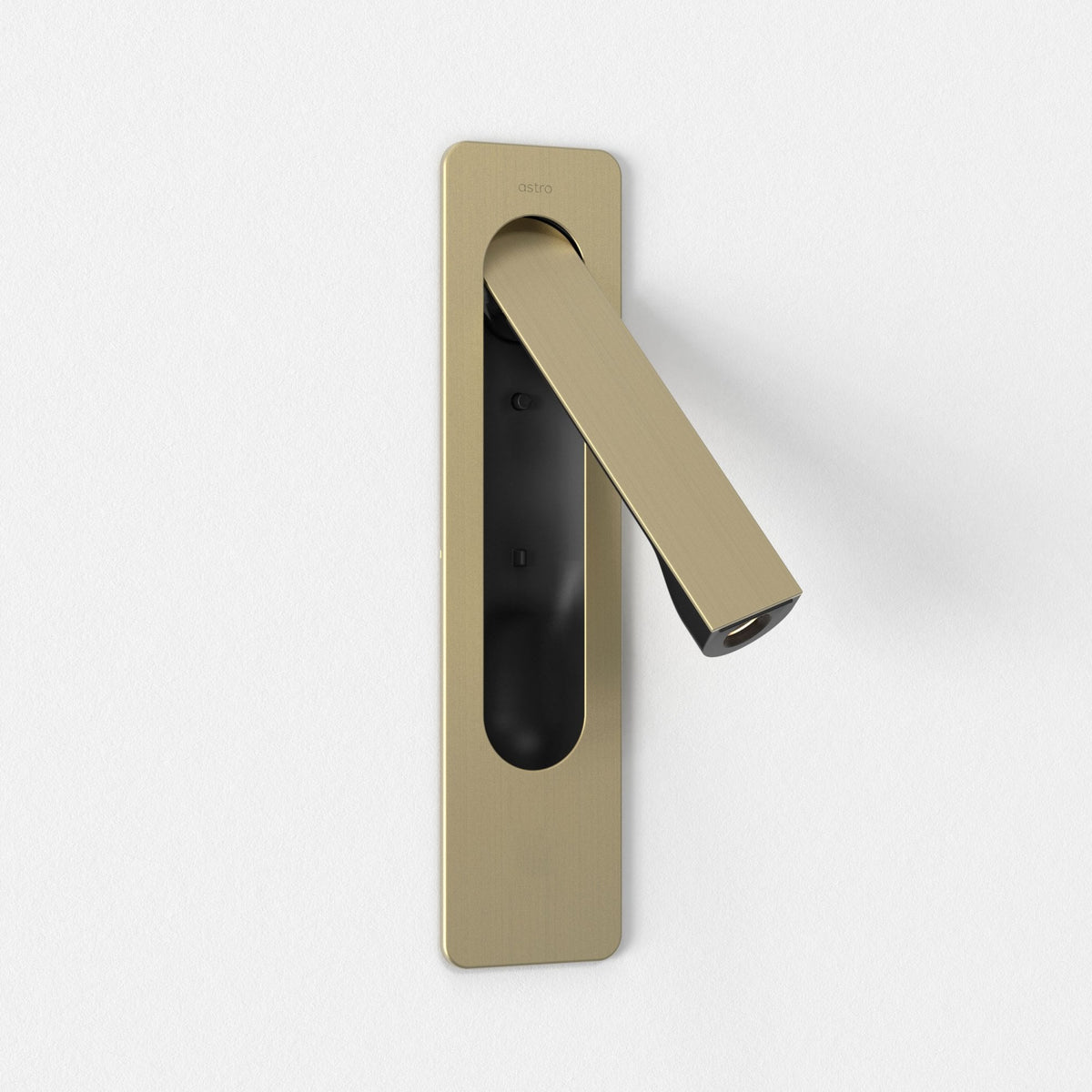 Keta Recessed Switched LED Reading Light in Matt Gold