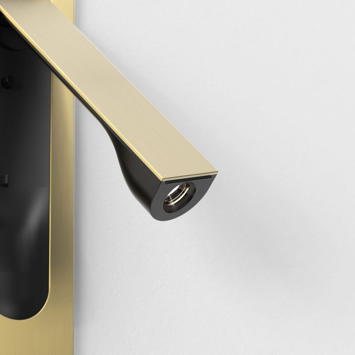 Keta Recessed Switched LED Reading Light in Matt Gold