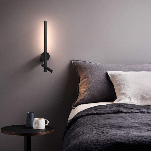Baton Reader LED Reading Light in Matt Black
