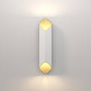 Ako 600 Phase Dimmable Up & Down Wall Light in Matt White & Gold