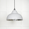 Hammered Nickel Harborne Pendant in Flock