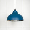 Hammered Nickel Harborne Pendant in Upstream