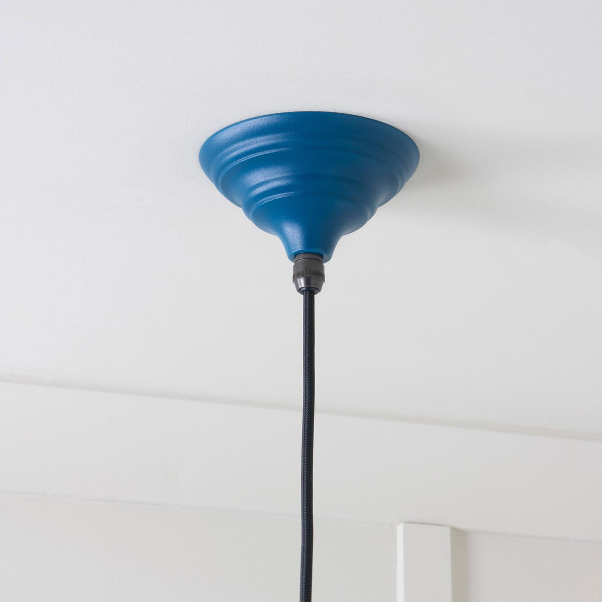Hammered Nickel Harborne Pendant in Upstream