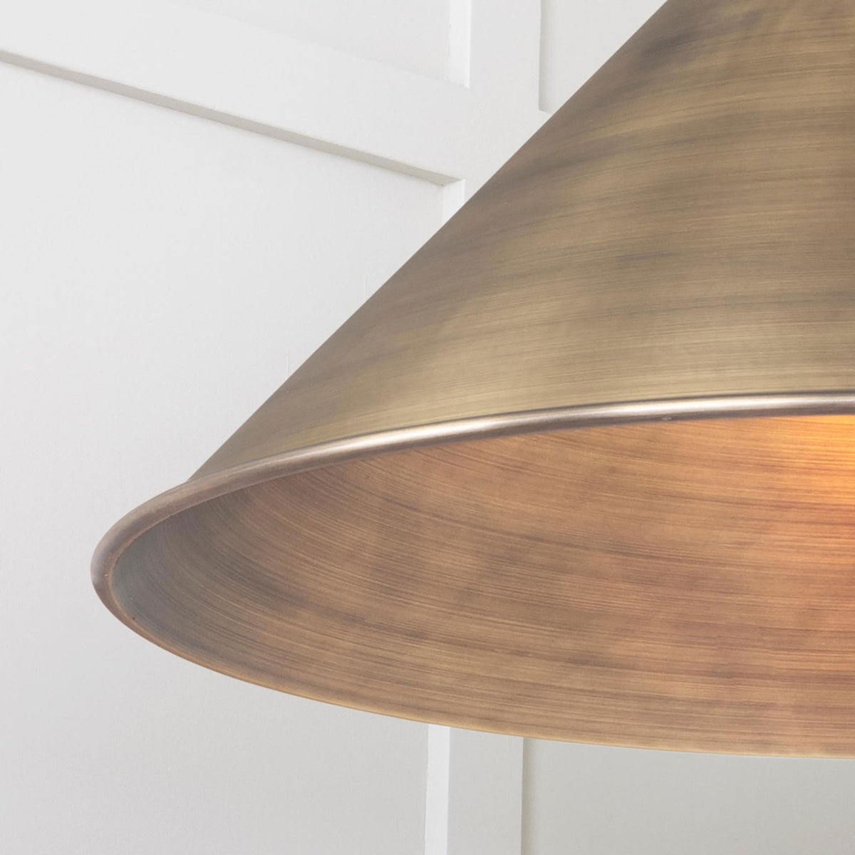 Aged Brass Hockley Pendant