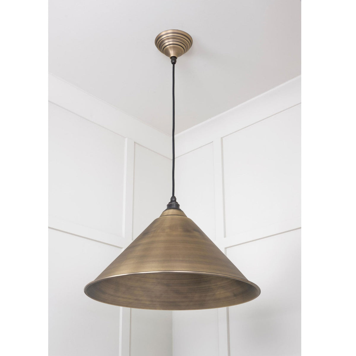 Aged Brass Hockley Pendant