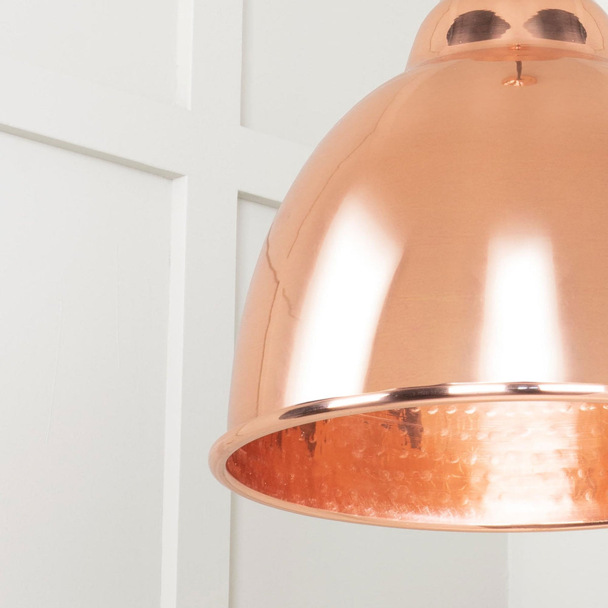 Hammered Copper Brindley Pendant