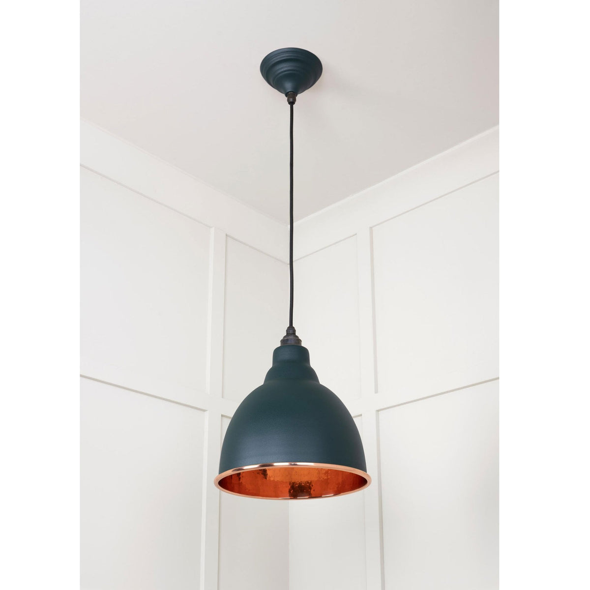 Hammered Copper Brindley Pendant in Dingle