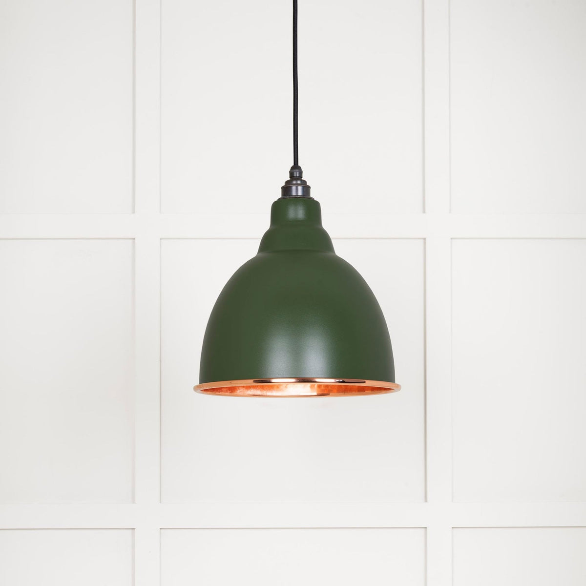 Hammered Copper Brindley Pendant in Heath