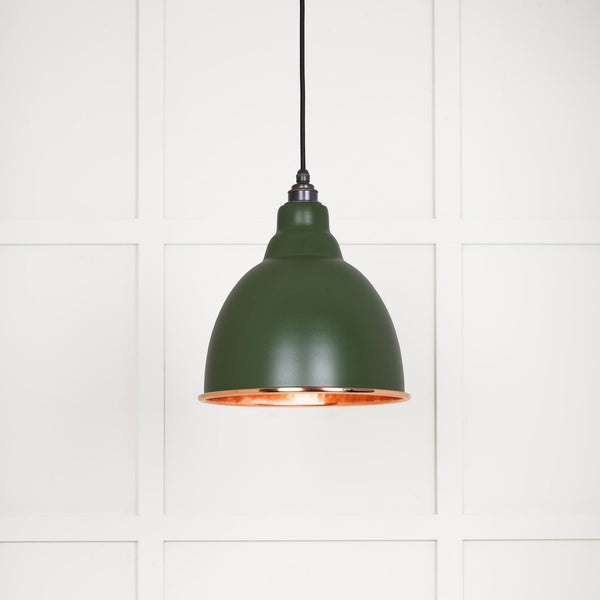 Hammered Copper Brindley Pendant in Heath