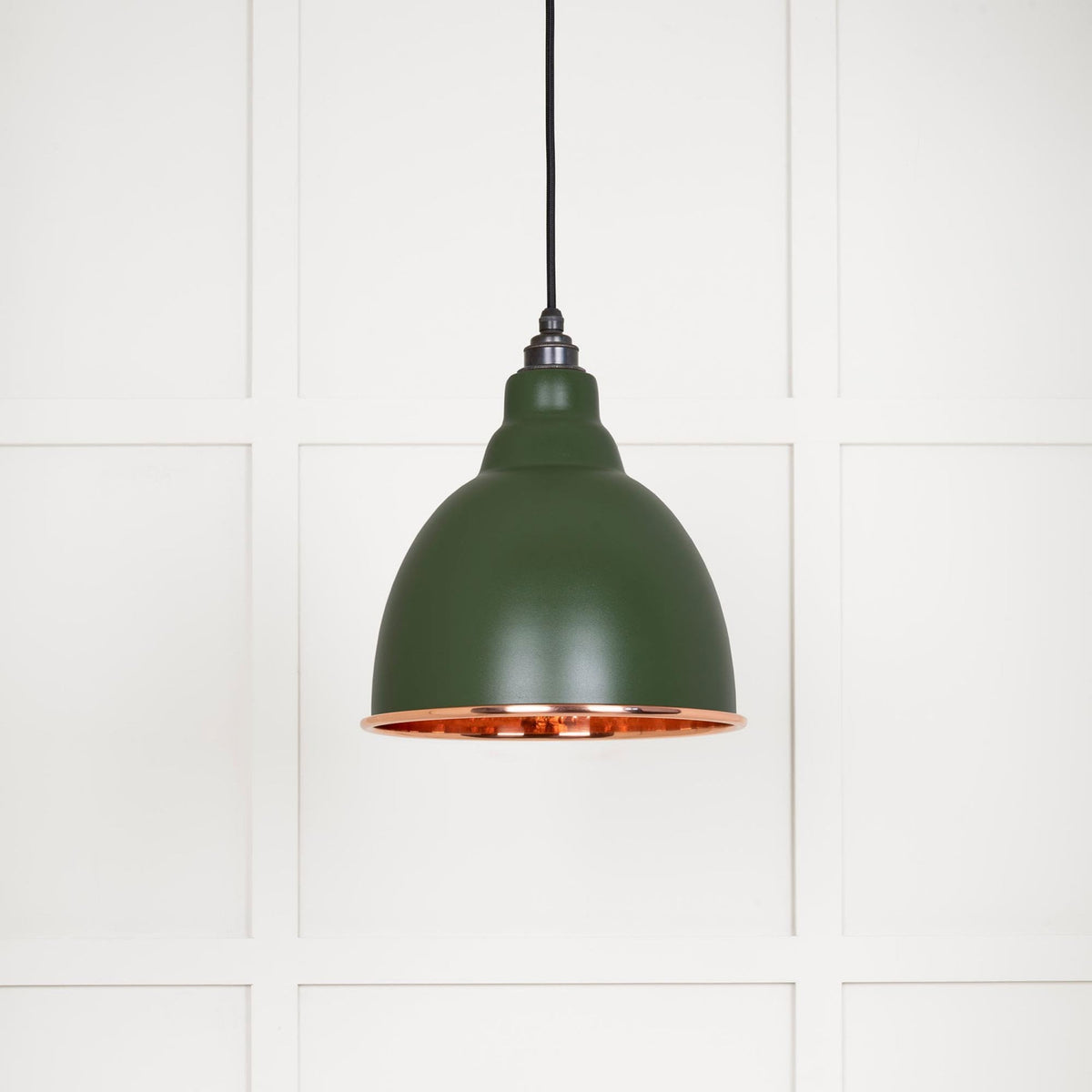 Hammered Copper Brindley Pendant in Heath