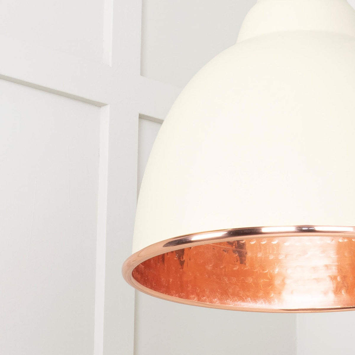 Hammered Copper Brindley Pendant in Teasel