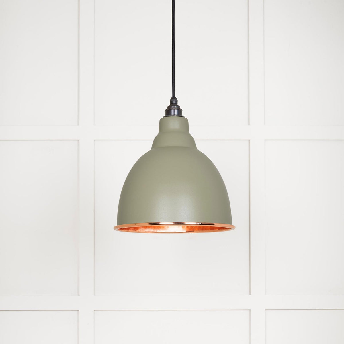Hammered Copper Brindley Pendant in Tump