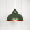 Hammered Copper Harborne Pendant in Heath
