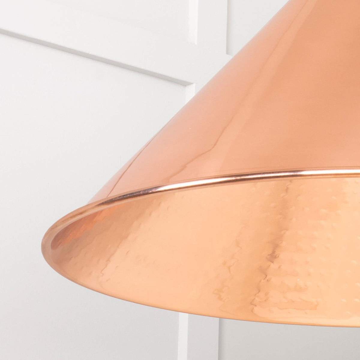 Hammered Copper Hockley Pendant