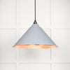 Hammered Copper Hockley Pendant in Birch