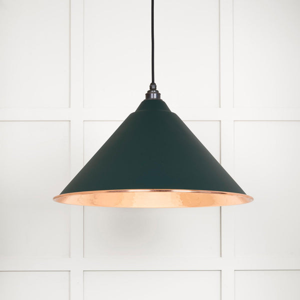 Hammered Copper Hockley Pendant in Dingle