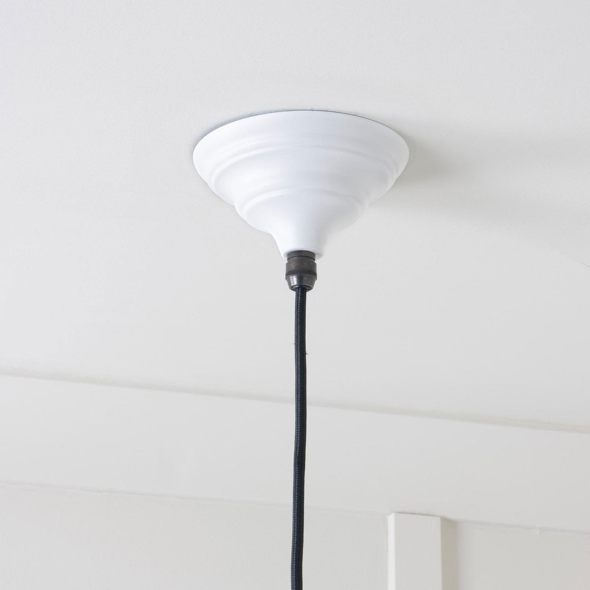 Hammered Copper Hockley Pendant in Flock