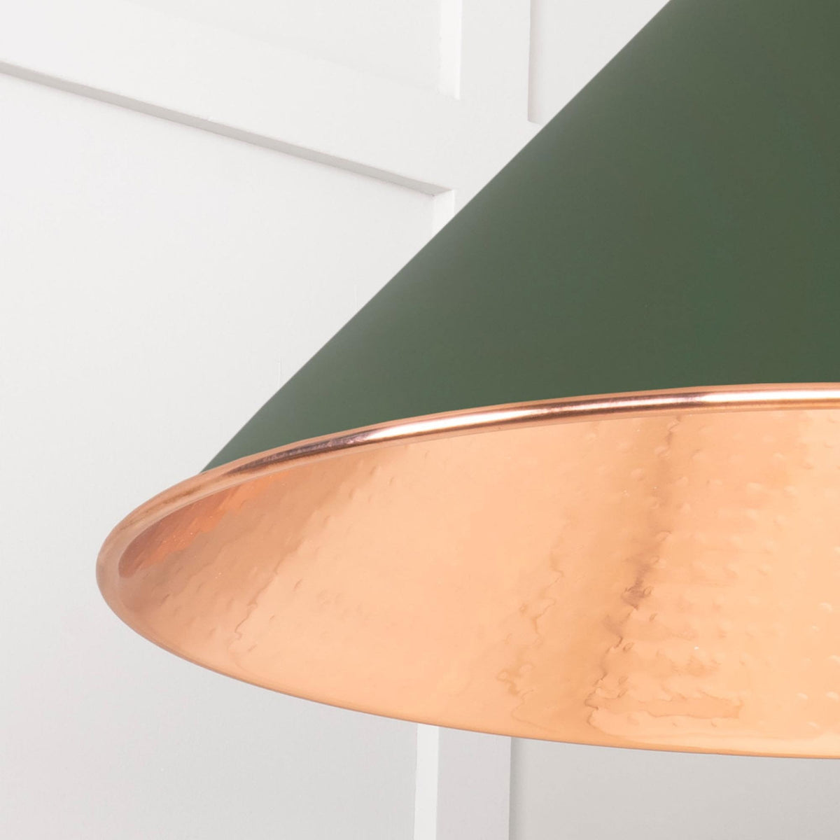 Hammered Copper Hockley Pendant in Heath