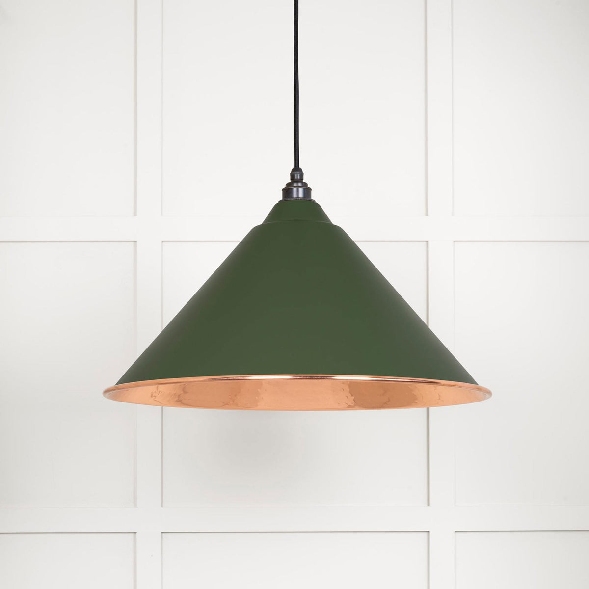 Hammered Copper Hockley Pendant in Heath