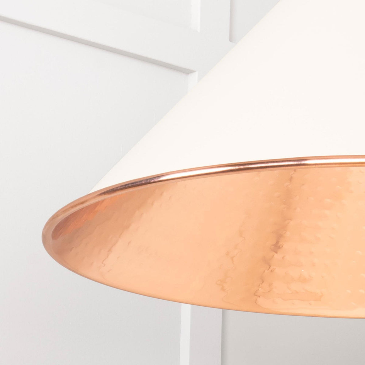 Hammered Copper Hockley Pendant in Teasel
