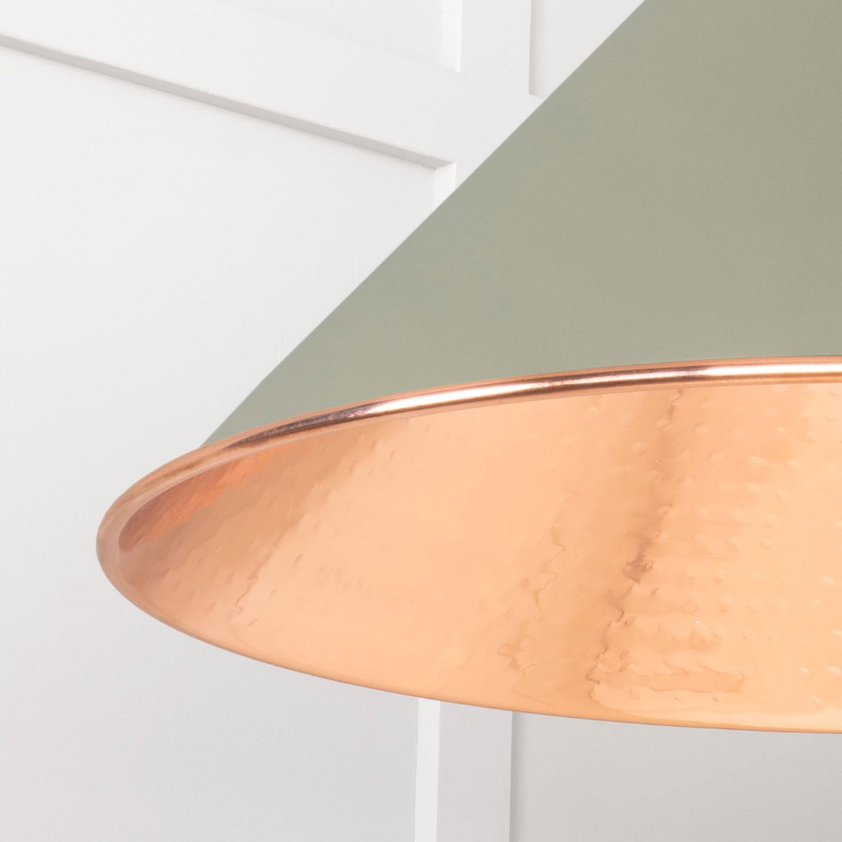 Hammered Copper Hockley Pendant in Tump