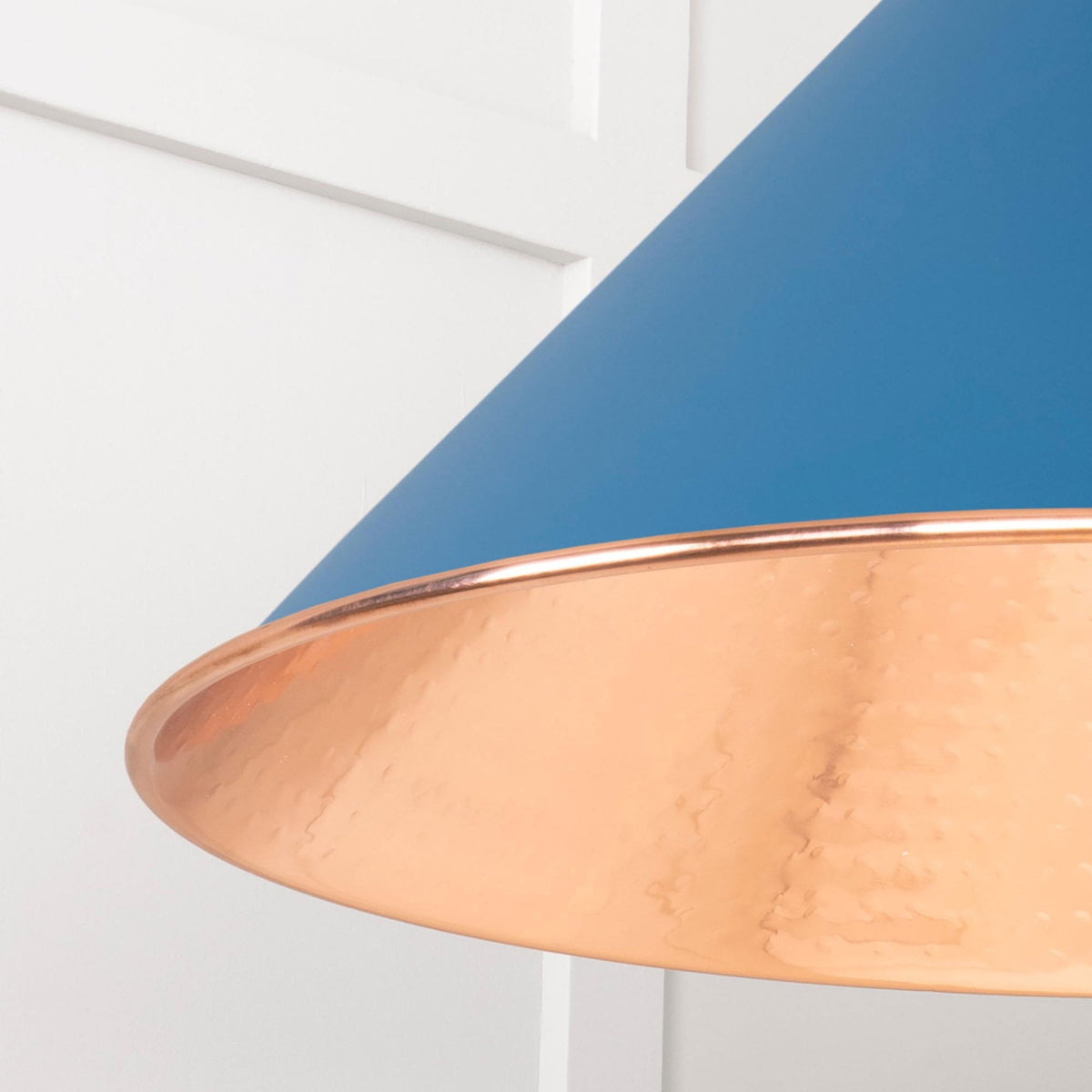 Hammered Copper Hockley Pendant in Upstream