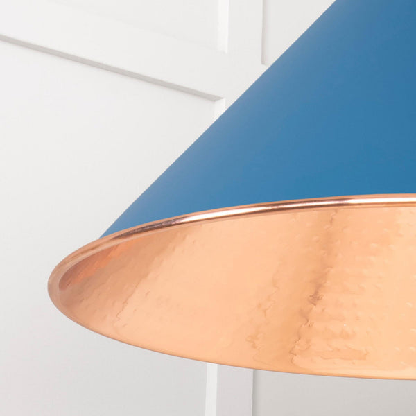 Hammered Copper Hockley Pendant in Upstream