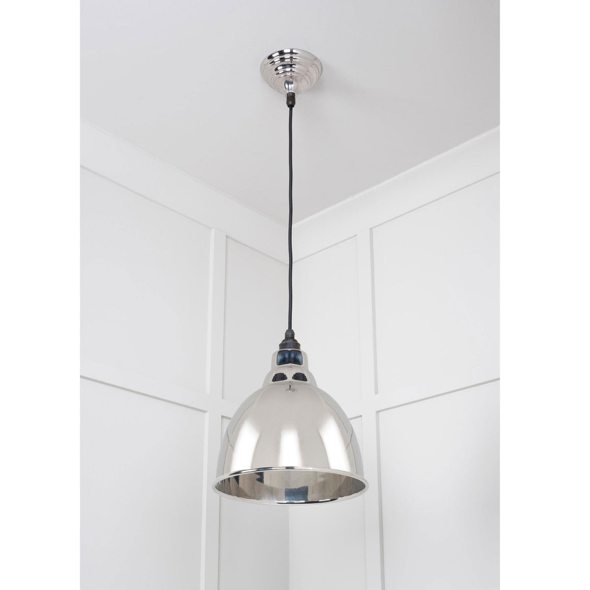 Smooth Nickel Brindley Pendant