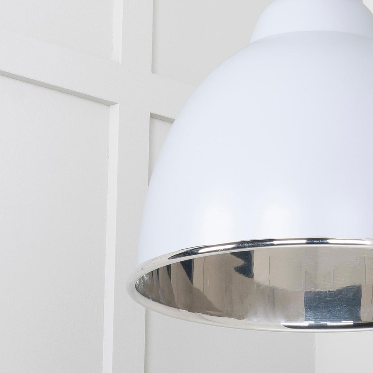 Smooth Nickel Brindley Pendant in Birch