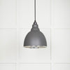 Smooth Nickel Brindley Pendant in Bluff