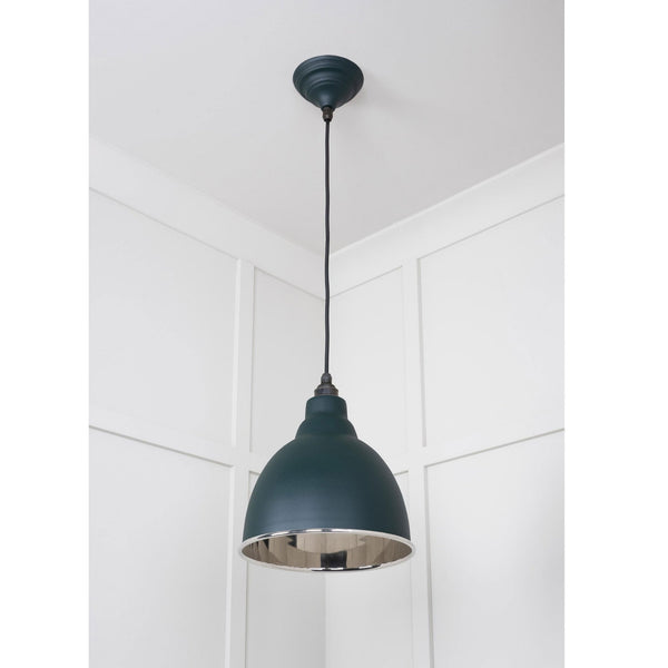 Smooth Nickel Brindley Pendant in Dingle