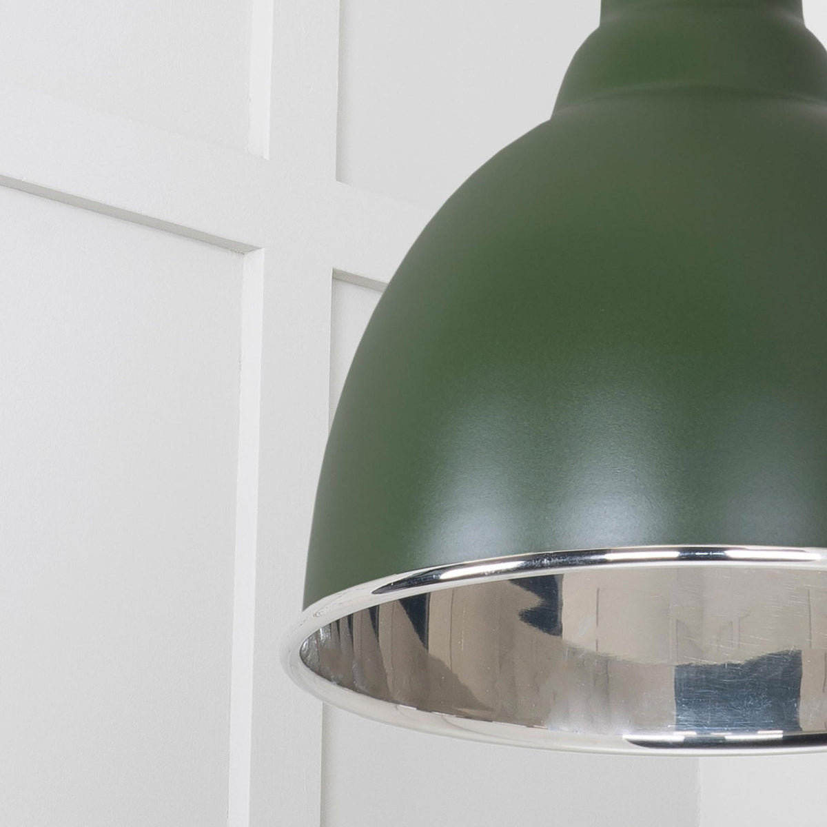 Smooth Nickel Brindley Pendant in Heath