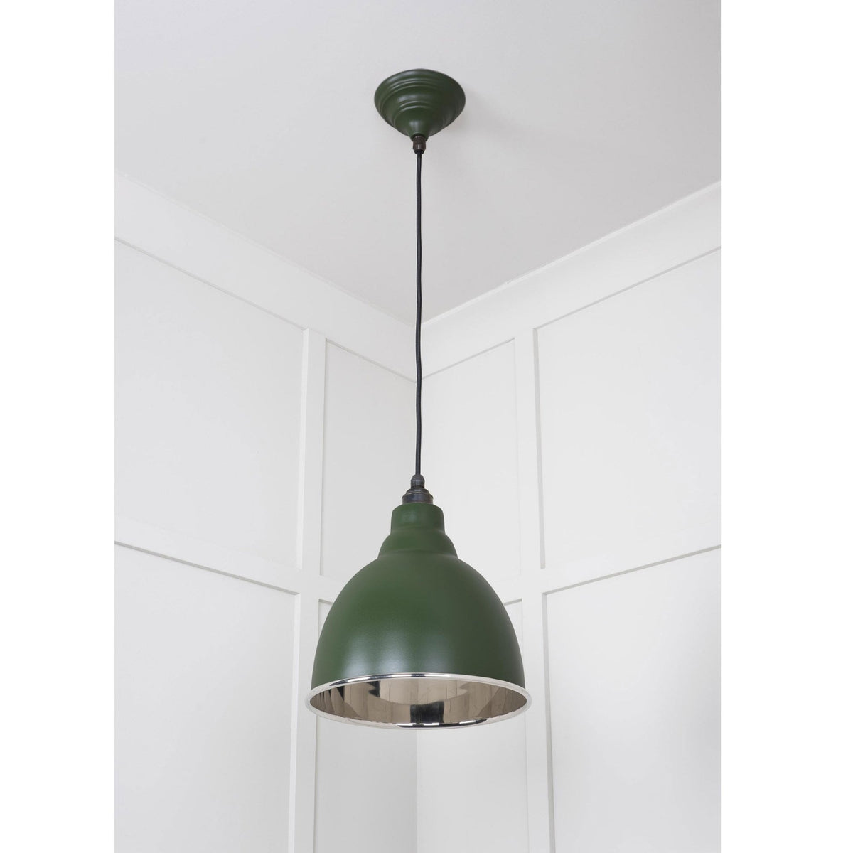 Smooth Nickel Brindley Pendant in Heath